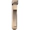 Ekena Millwork Westlake Arts and Crafts Smooth Bracket w/ Offset Brace, Douglas Fir, 5 1/2"W x 26"D x 30"H BKT0604X26X30WTL03SDF - alternate 2